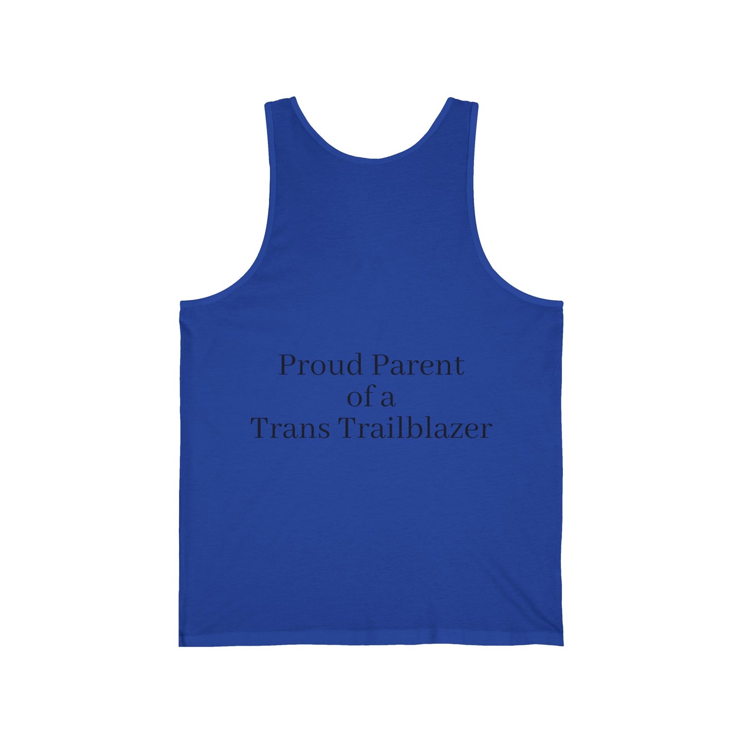 "Parent Pride Tank Top: Supportive Wear for Trans Families"