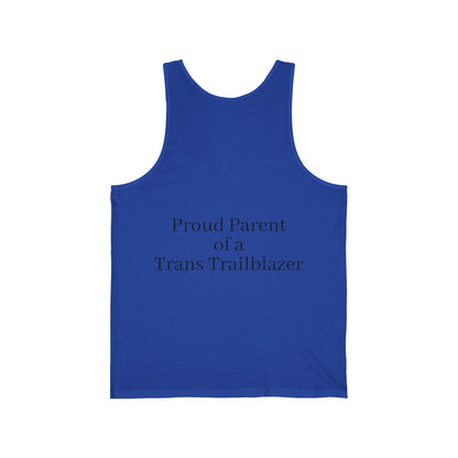 "Parent Pride Tank Top: Supportive Wear for Trans Families"