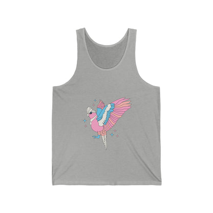 "Parent Pride Tank Top: Supportive Wear for Trans Families"