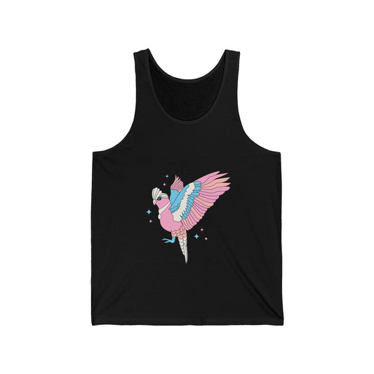 "Parent Pride Tank Top: Supportive Wear for Trans Families"